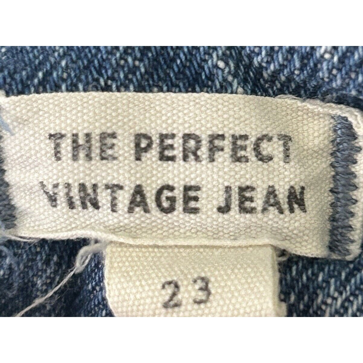 Madewell The Perfect Vintage Jean Blue Light Wash Distressed Jeans Size (24X25)