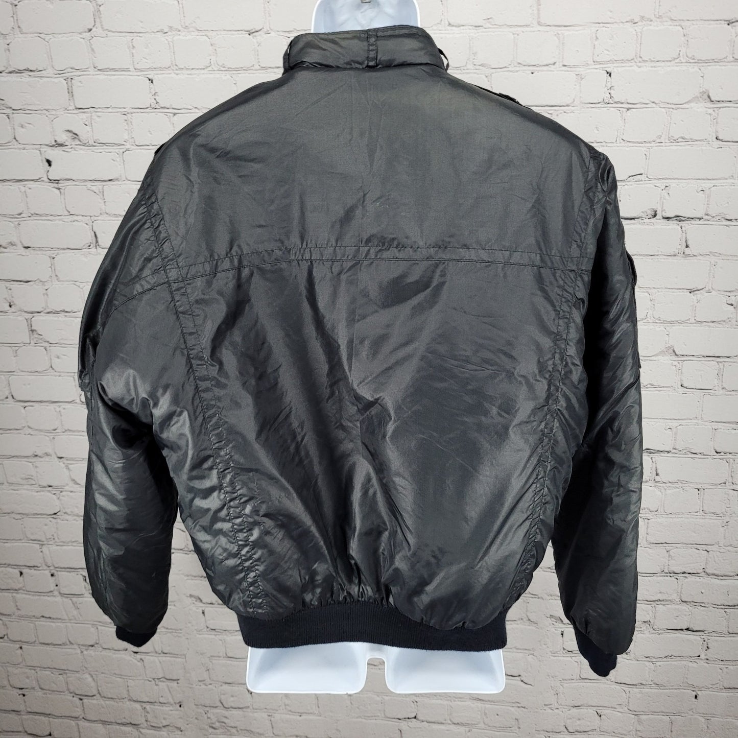 VTG Pennzoil Penske Racing Black Insulated Zip Bomber Puffer Jacket Medium M