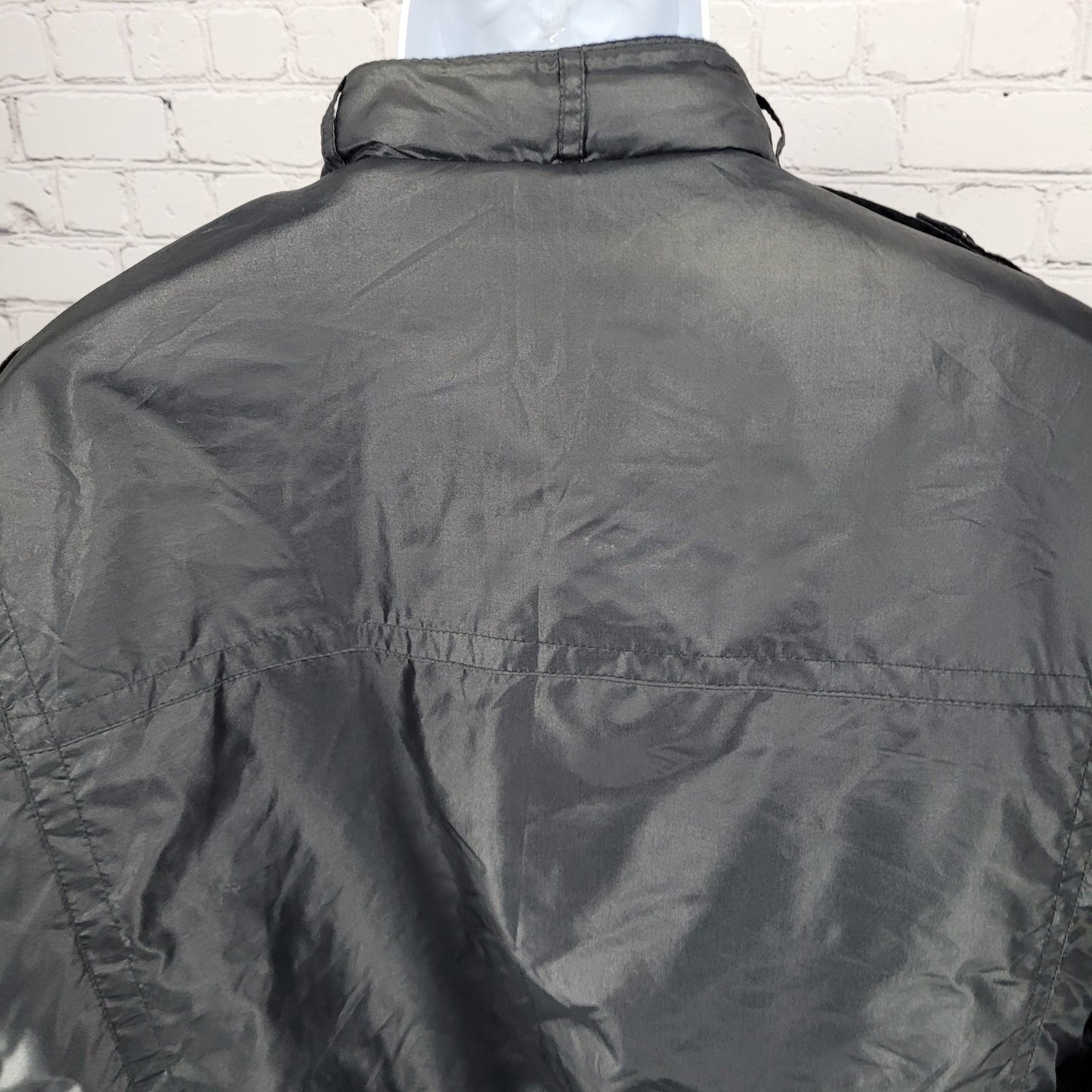 VTG Pennzoil Penske Racing Black Insulated Zip Bomber Puffer Jacket Medium M