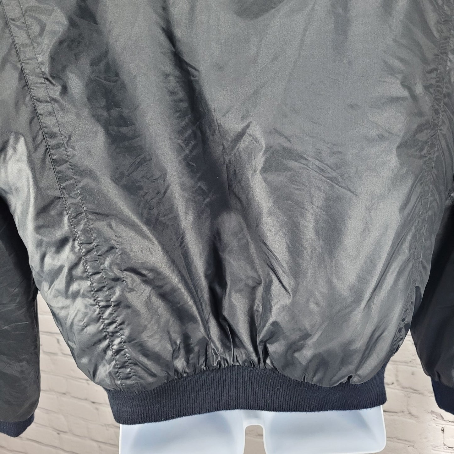 VTG Pennzoil Penske Racing Black Insulated Zip Bomber Puffer Jacket Medium M