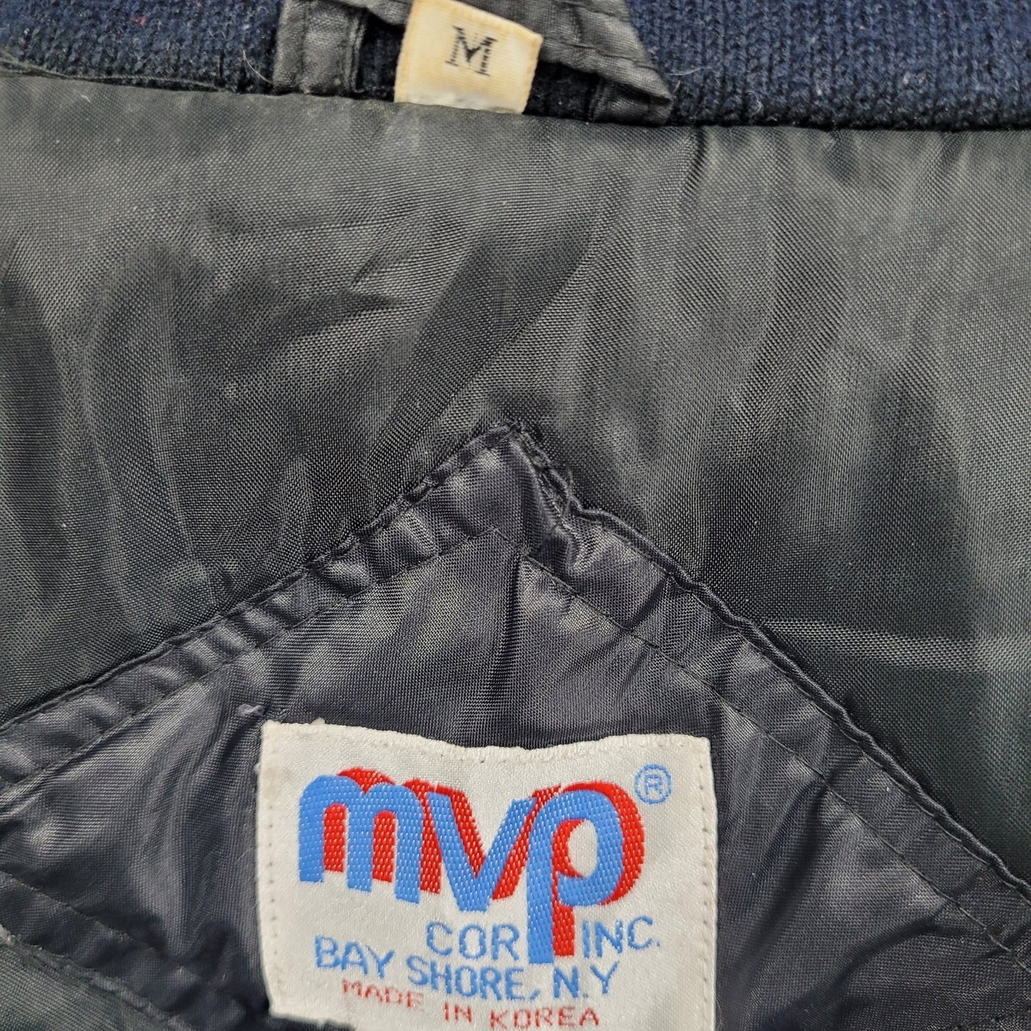 VTG Pennzoil Penske Racing Black Insulated Zip Bomber Puffer Jacket Medium M