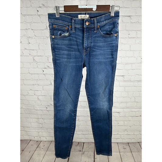 Madewell 9" High-Rise Skinny Medium Wash Stretch Jeans Women’s 28 (28 x 28)