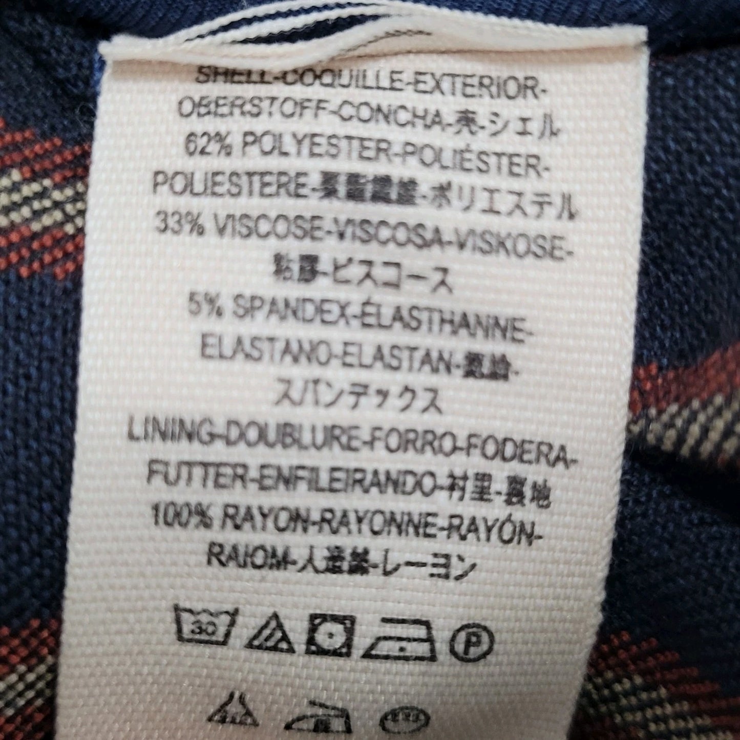 Free People Navy Striped Double Breasted Buttoned Cropped Jacket Small S