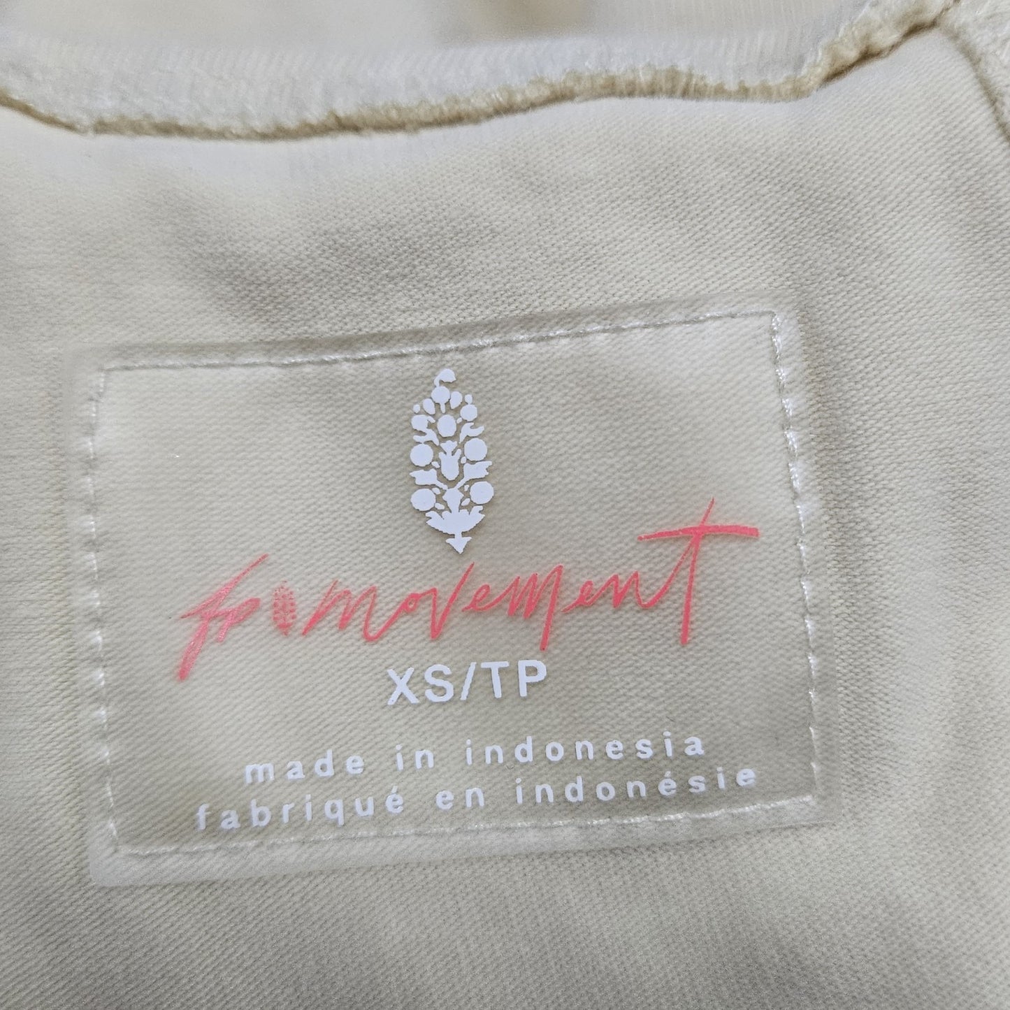 FP Movement Free People Yellow Racerback Relaxed Pockets 1 Piece Tank Jumper XS