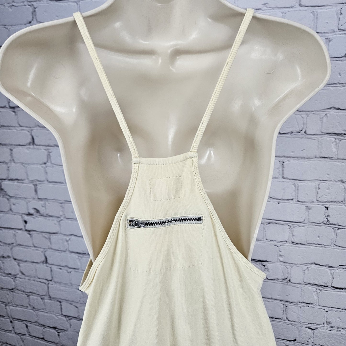 FP Movement Free People Yellow Racerback Relaxed Pockets 1 Piece Tank Jumper XS