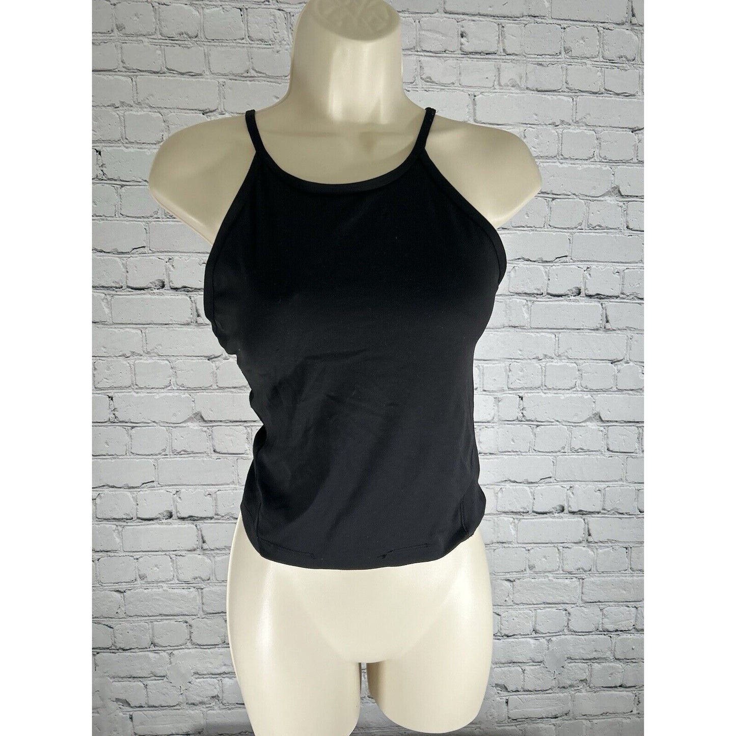 Lulu Lemon Black Removable Pads Spaghetti Strap Racerback Tank Top Women’s 6
