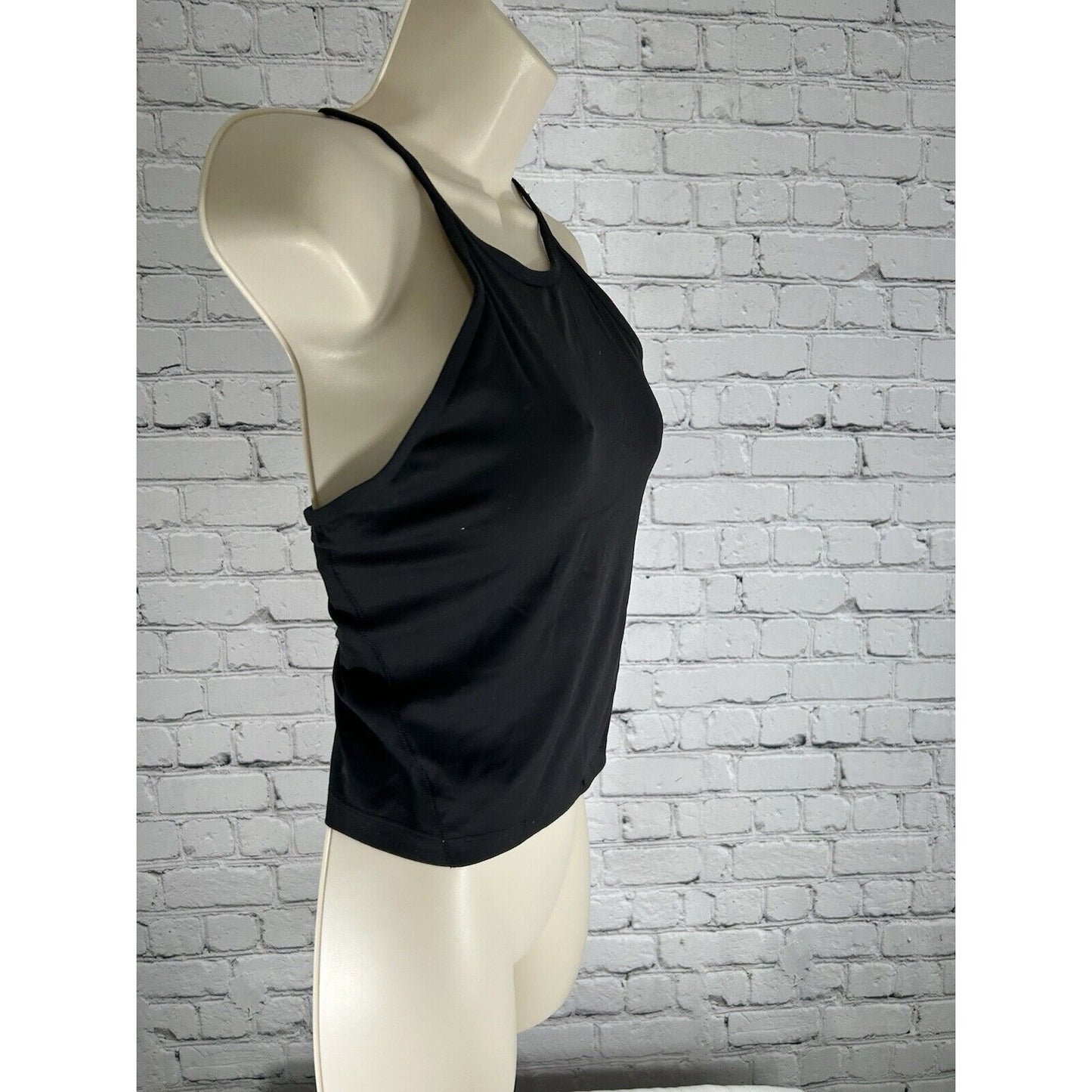Lulu Lemon Black Removable Pads Spaghetti Strap Racerback Tank Top Women’s 6