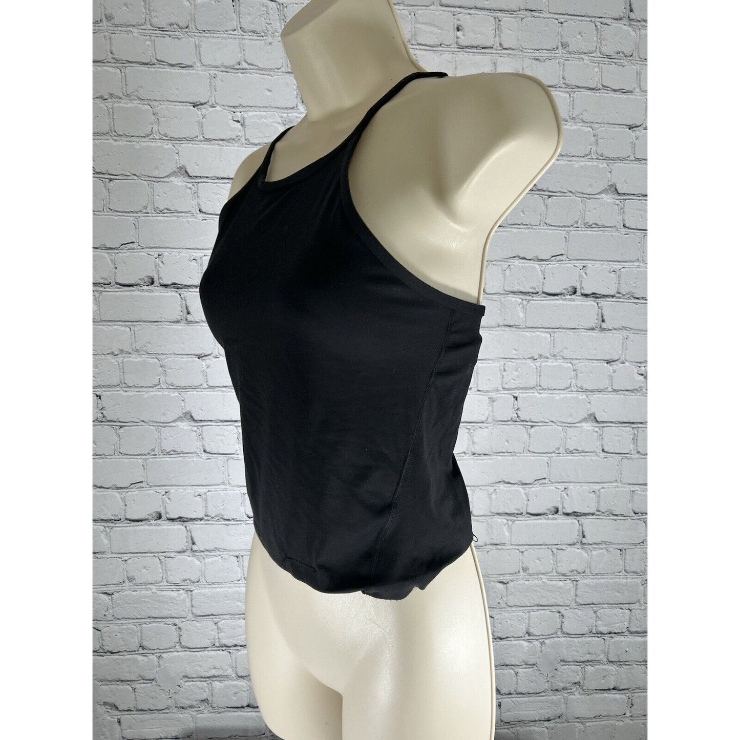Lulu Lemon Black Removable Pads Spaghetti Strap Racerback Tank Top Women’s 6