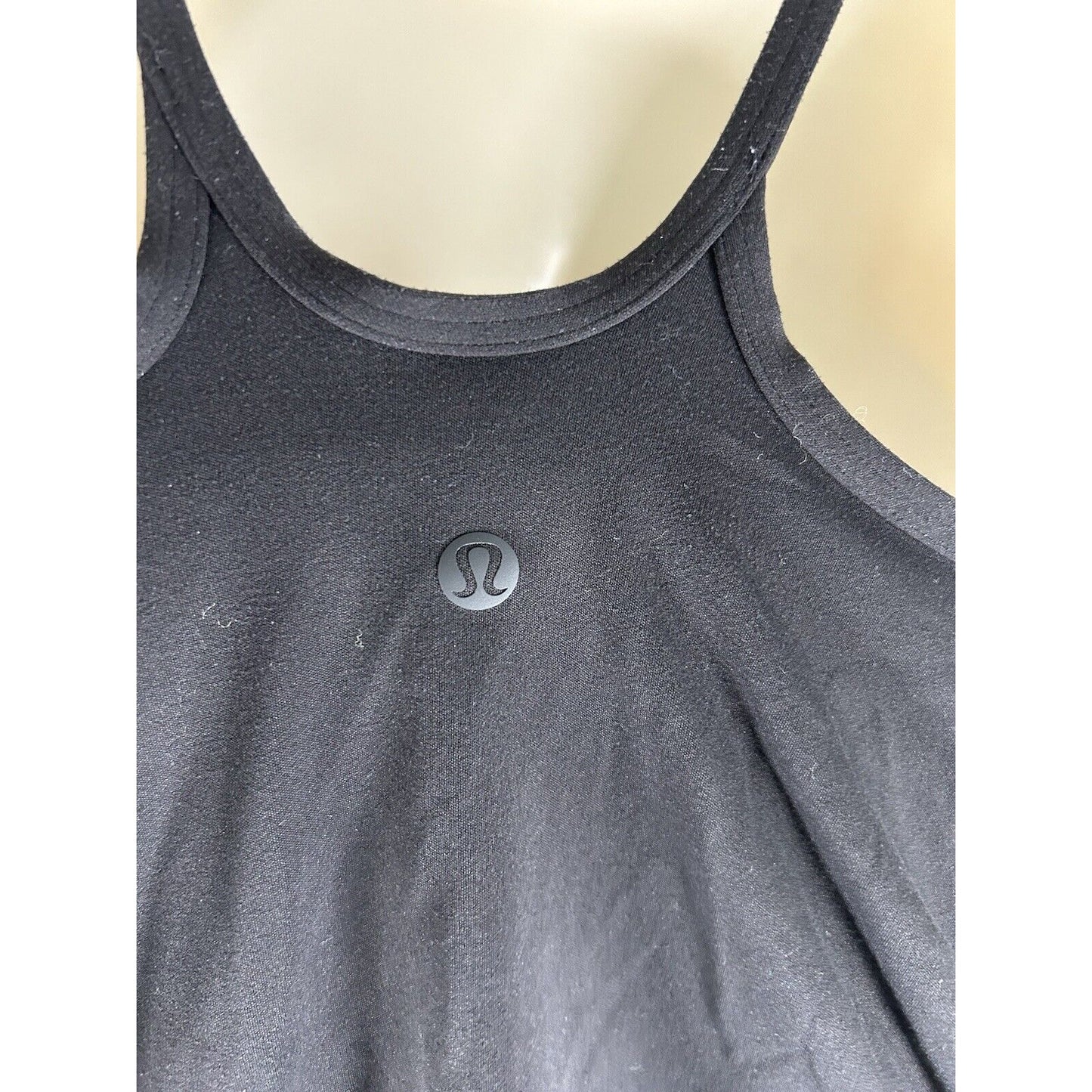 Lulu Lemon Black Removable Pads Spaghetti Strap Racerback Tank Top Women’s 6