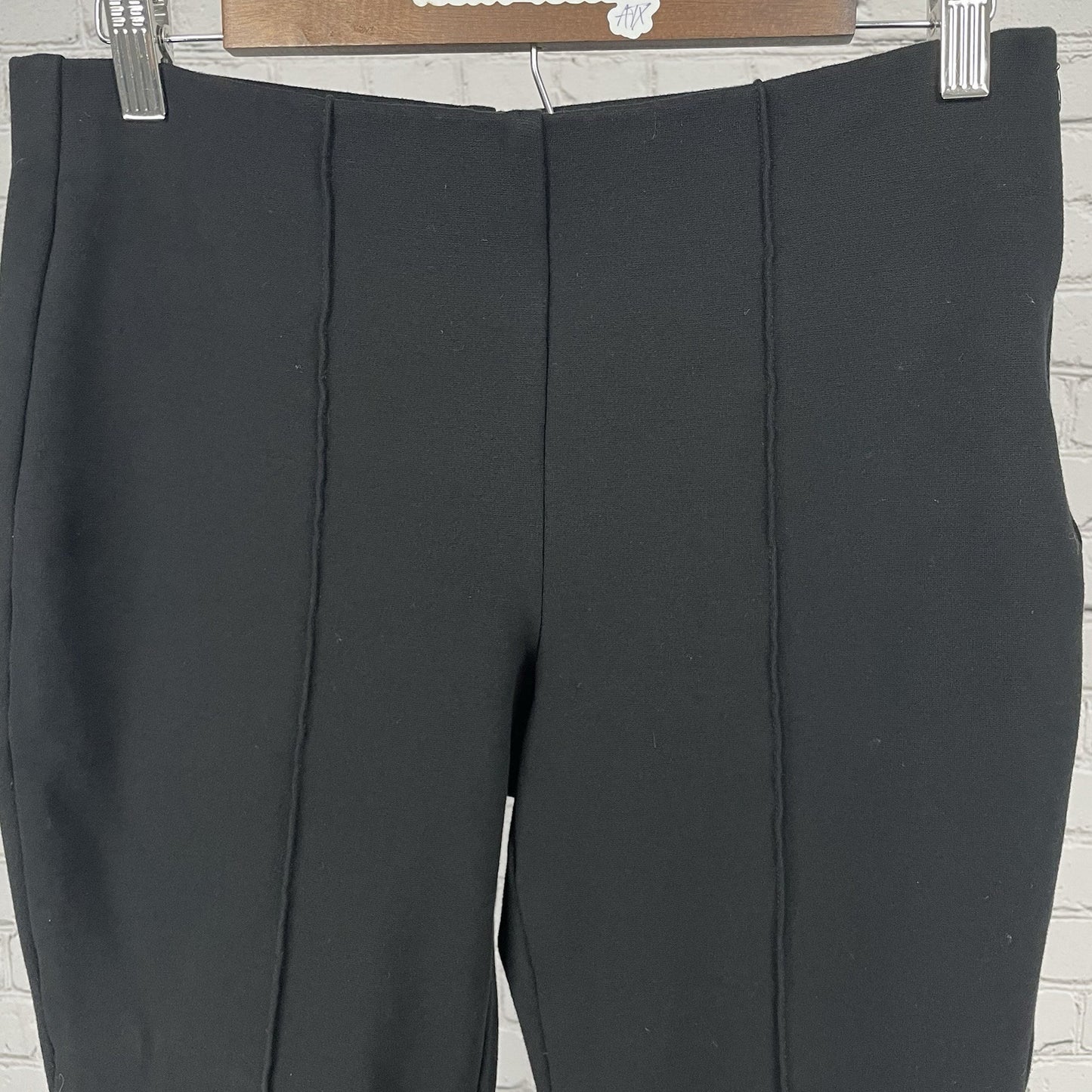 Chico’s Black Elastic Waist Zipped Stretch Slim Fit Pants Size 0 US 4 (30x25.5)
