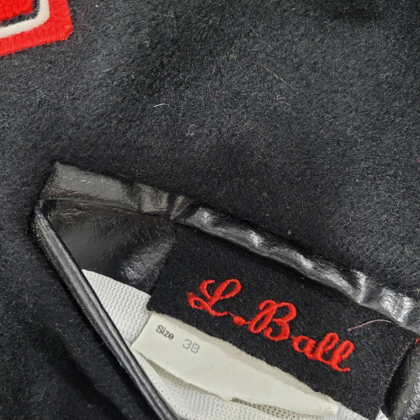 Awards USA Black Retro Letterman Varsity Band Jacket USA Made Size Medium M