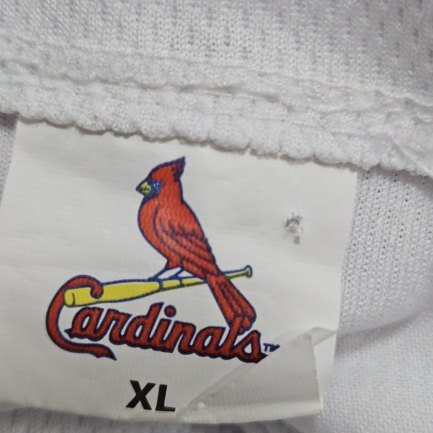 Cardinals St Louis White 46 Goldschmidt Buttoned Baseball MLB Jersey Shirt XL