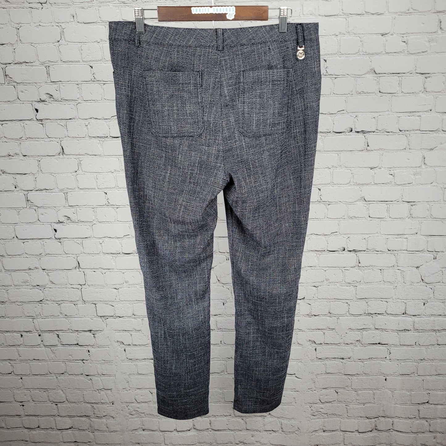 Tommy Hilfiger Blue Mid Rise Tapered Leg Pants Size 10 (33x29.5)
