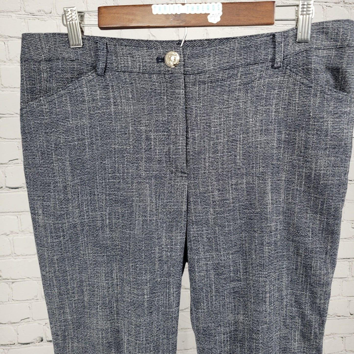 Tommy Hilfiger Blue Mid Rise Tapered Leg Pants Size 10 (33x29.5)