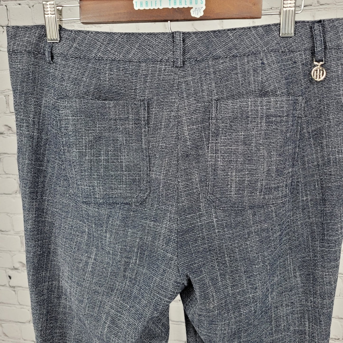 Tommy Hilfiger Blue Mid Rise Tapered Leg Pants Size 10 (33x29.5)