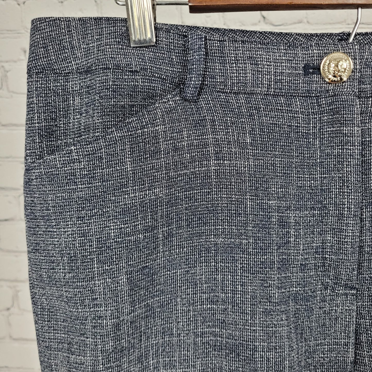 Tommy Hilfiger Blue Mid Rise Tapered Leg Pants Size 10 (33x29.5)