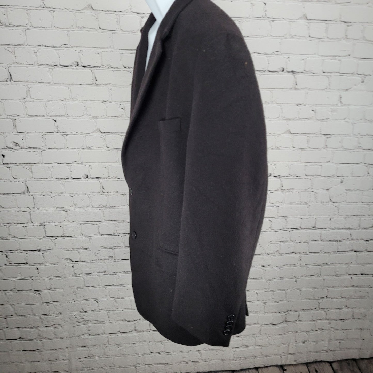 Michael Kors Black 100% Camel Hair 2 Button Blazer Sport Coat Size 46R