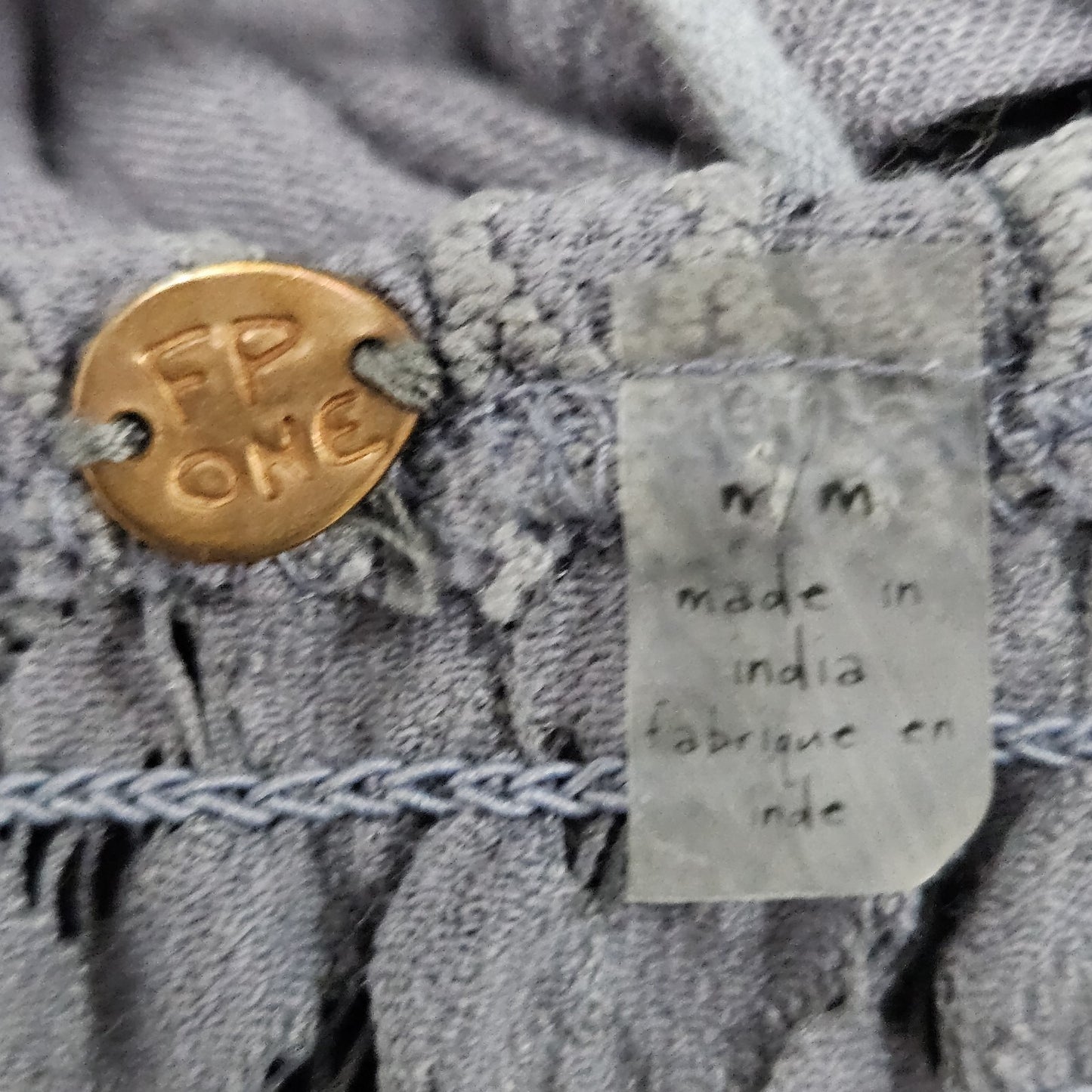 Free People Purple Lace Sheer Strappy Empire Waist Boho Maxi Dress Medium M