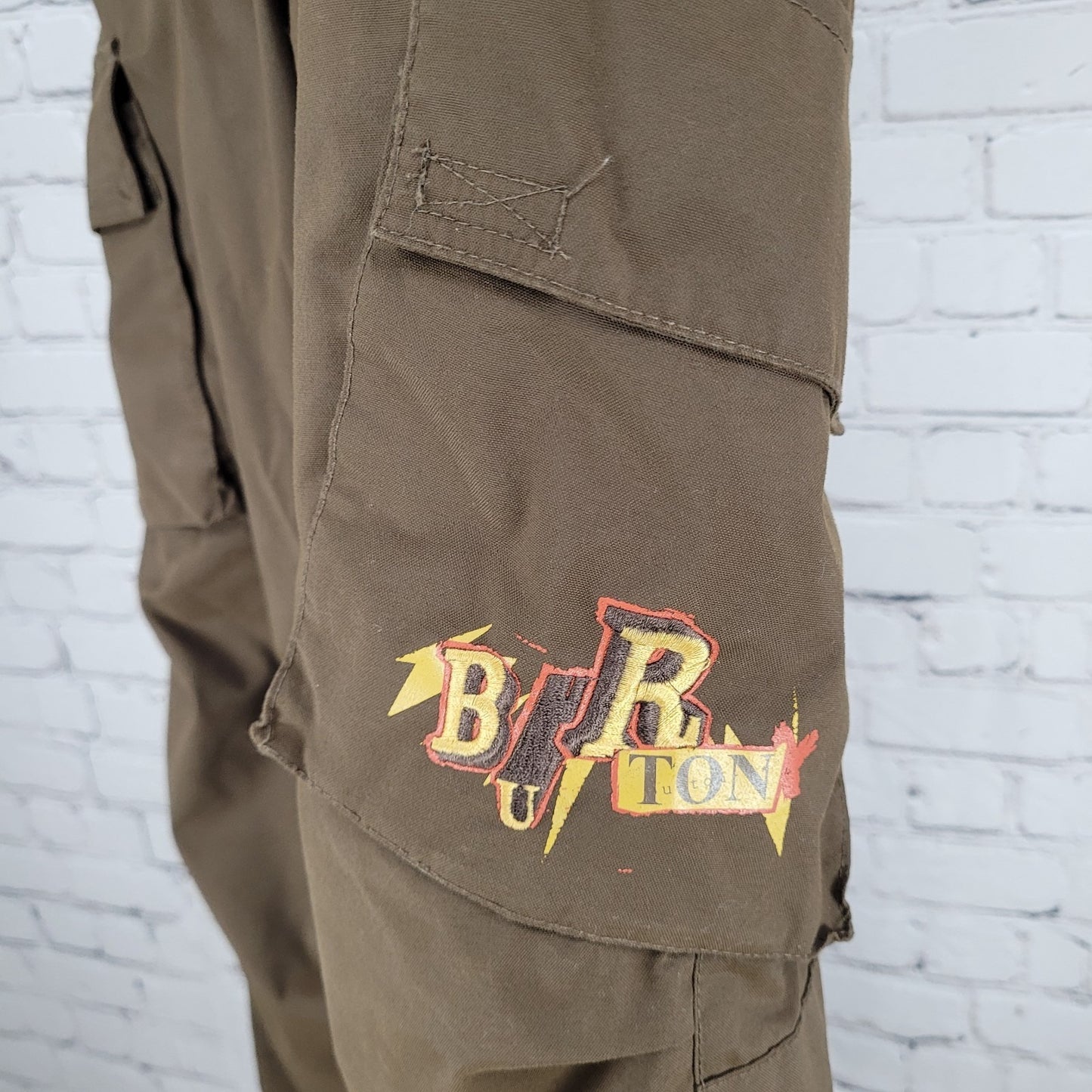 Burton Brown Insulated Snow Winter Cargo Pants Youth Size Small S (26x22.5)