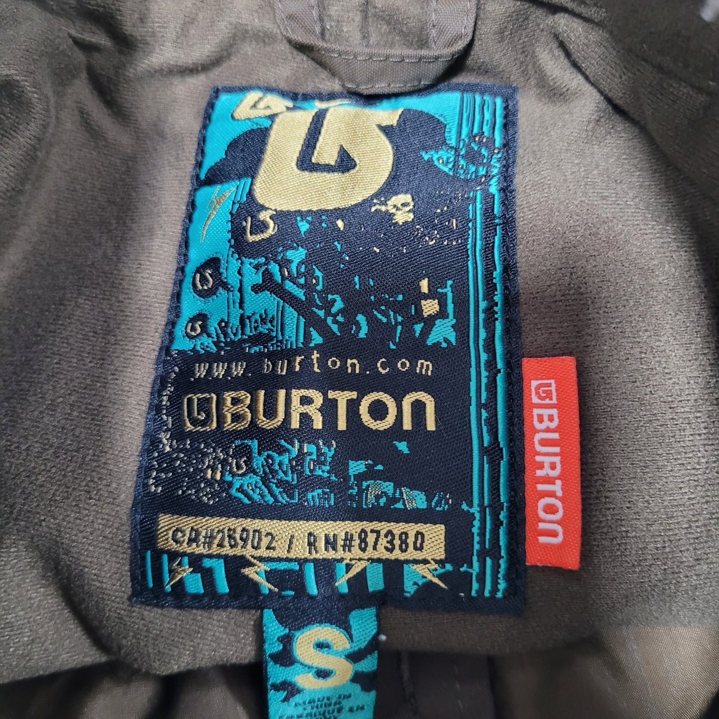 Burton Brown Insulated Snow Winter Cargo Pants Youth Size Small S (26x22.5)