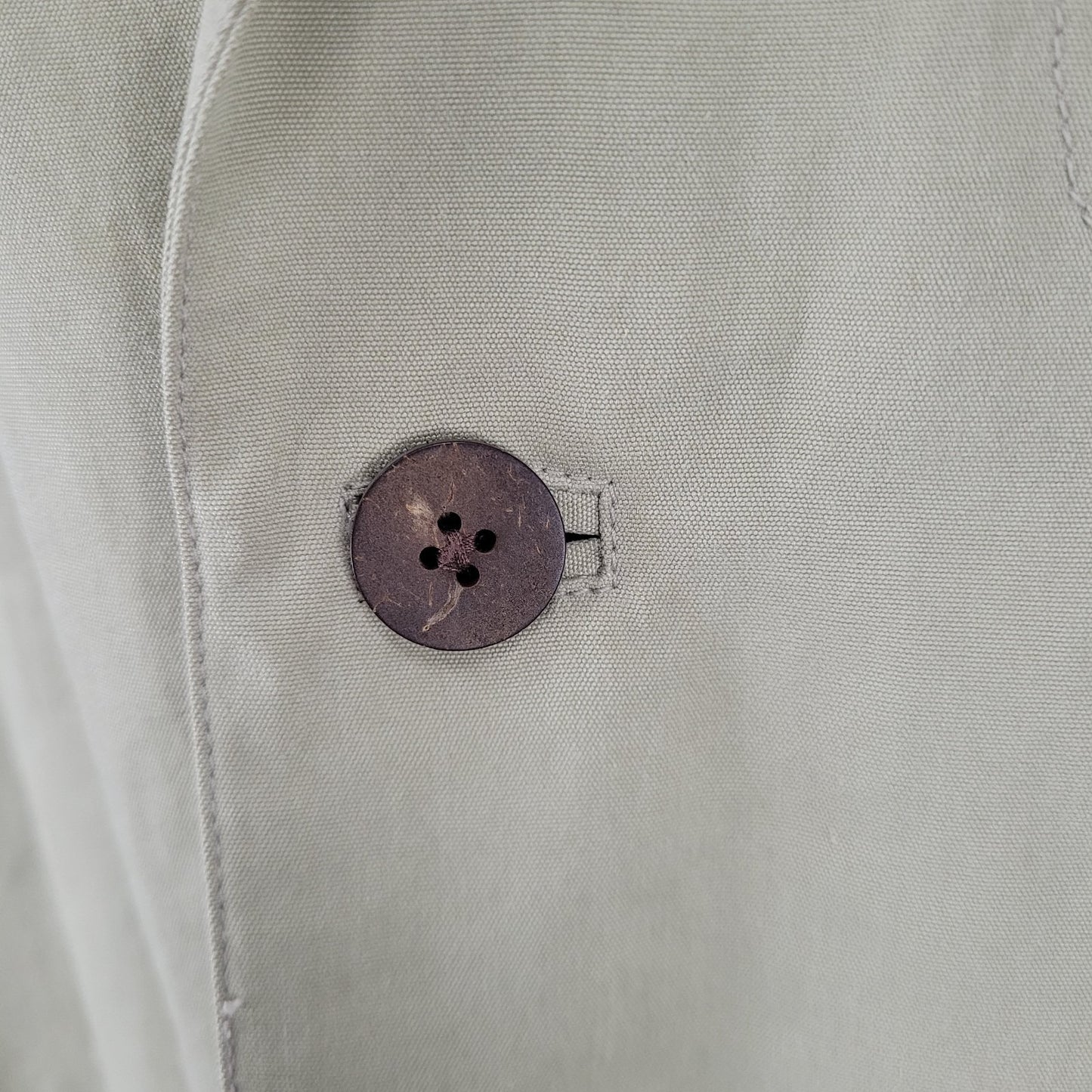 Tommy Bahama Beige Silk Linen Lightweight Notch Blazer Jacket Size Medium M