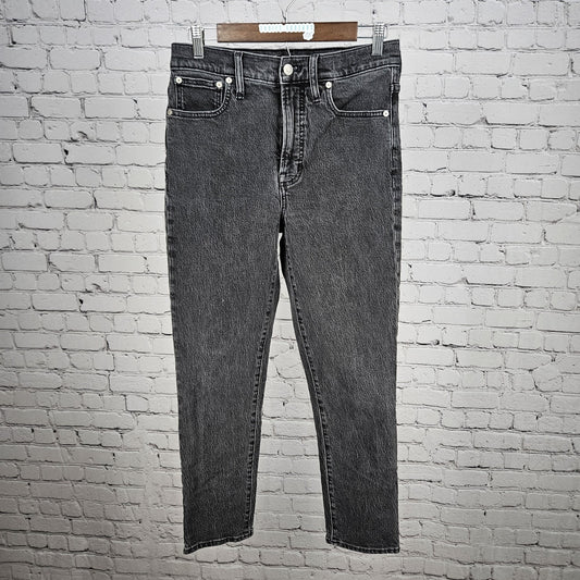 Madewell Grey The Perfect Vintage Jean High Rise Tapered Denim Jeans 27 (27x27)
