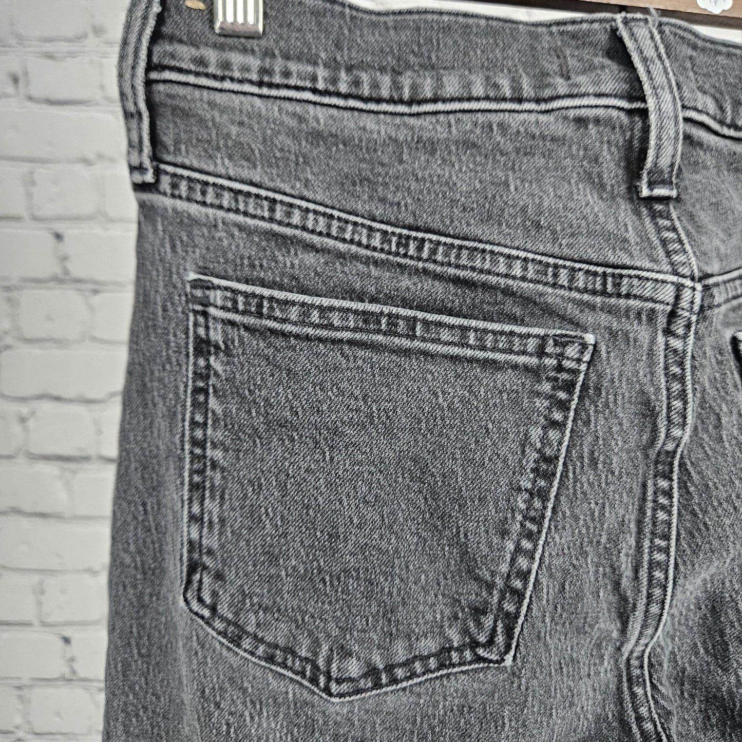 Madewell Grey The Perfect Vintage Jean High Rise Tapered Denim Jeans 27 (27x27)