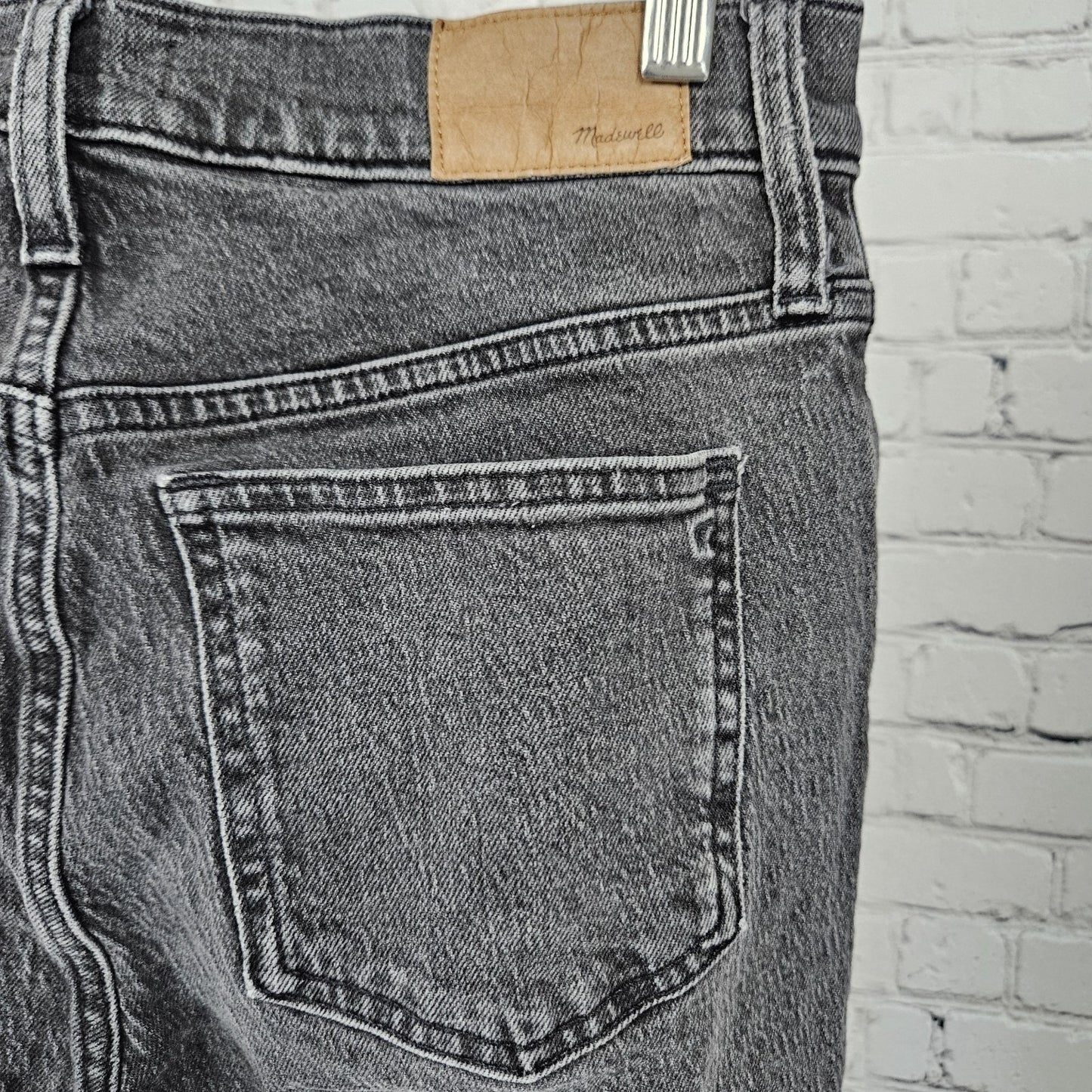 Madewell Grey The Perfect Vintage Jean High Rise Tapered Denim Jeans 27 (27x27)