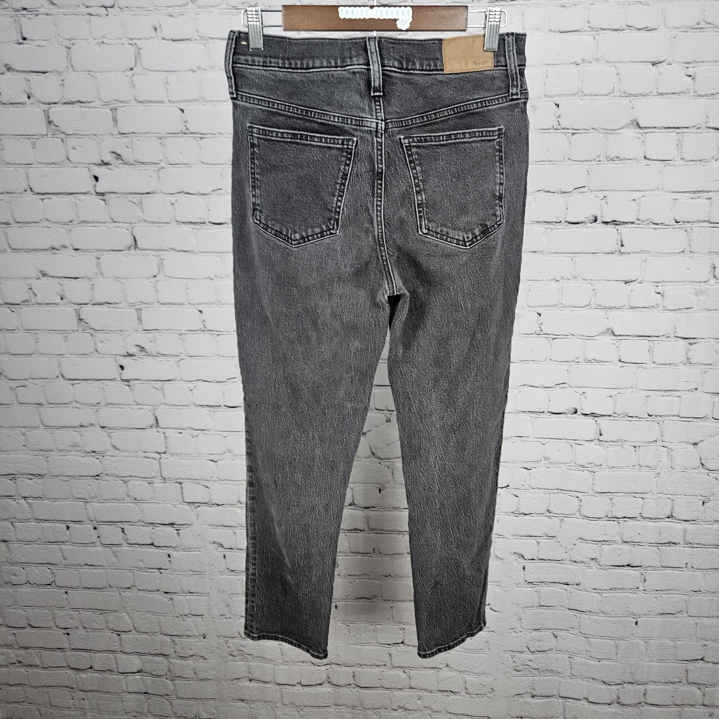 Madewell Grey The Perfect Vintage Jean High Rise Tapered Denim Jeans 27 (27x27)