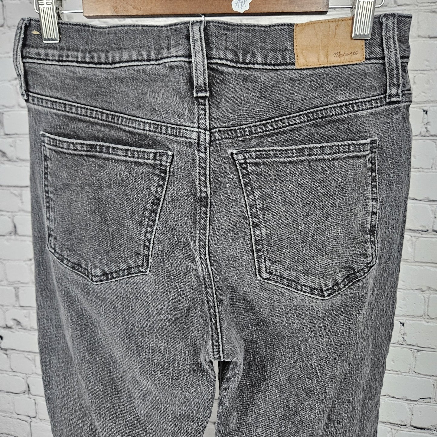 Madewell Grey The Perfect Vintage Jean High Rise Tapered Denim Jeans 27 (27x27)