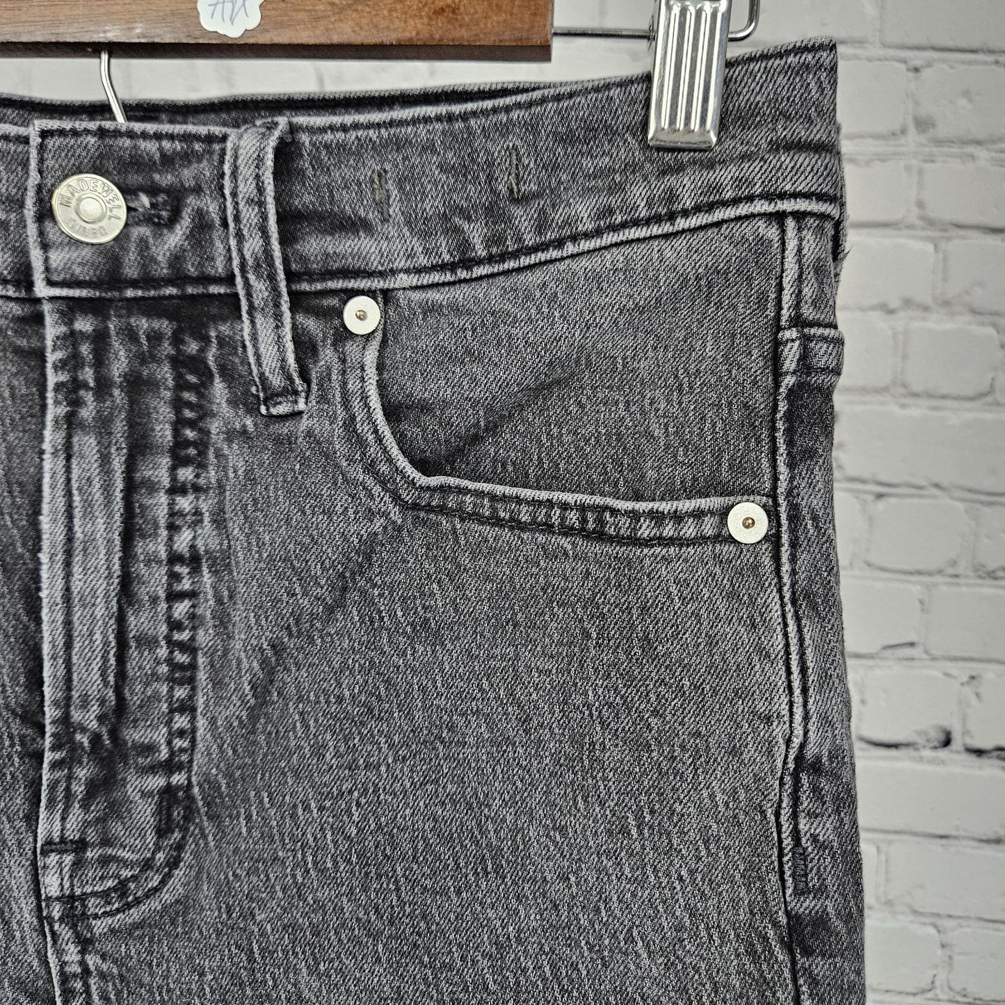 Madewell Grey The Perfect Vintage Jean High Rise Tapered Denim Jeans 27 (27x27)