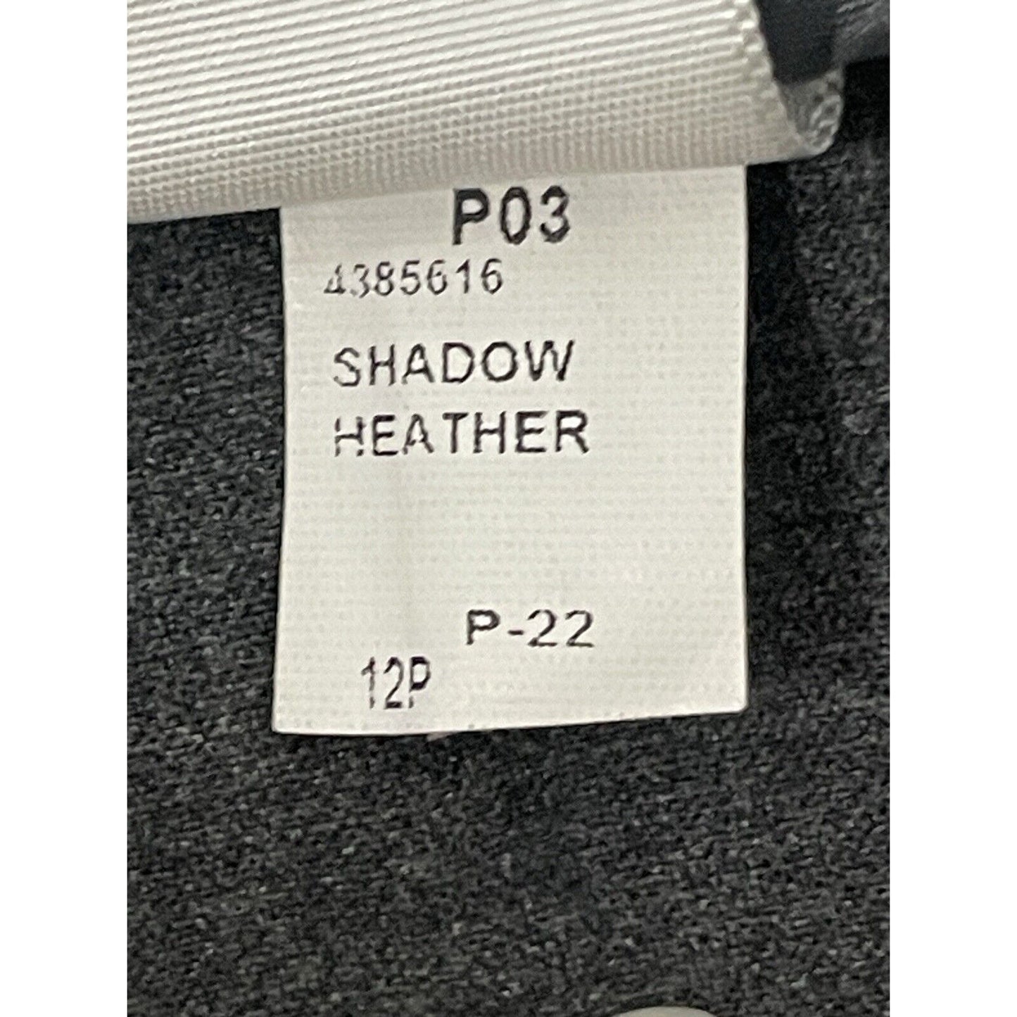 Talbots Heather Gray Signature Straight Leg Dress Pants Size 12 Petite (34x29)