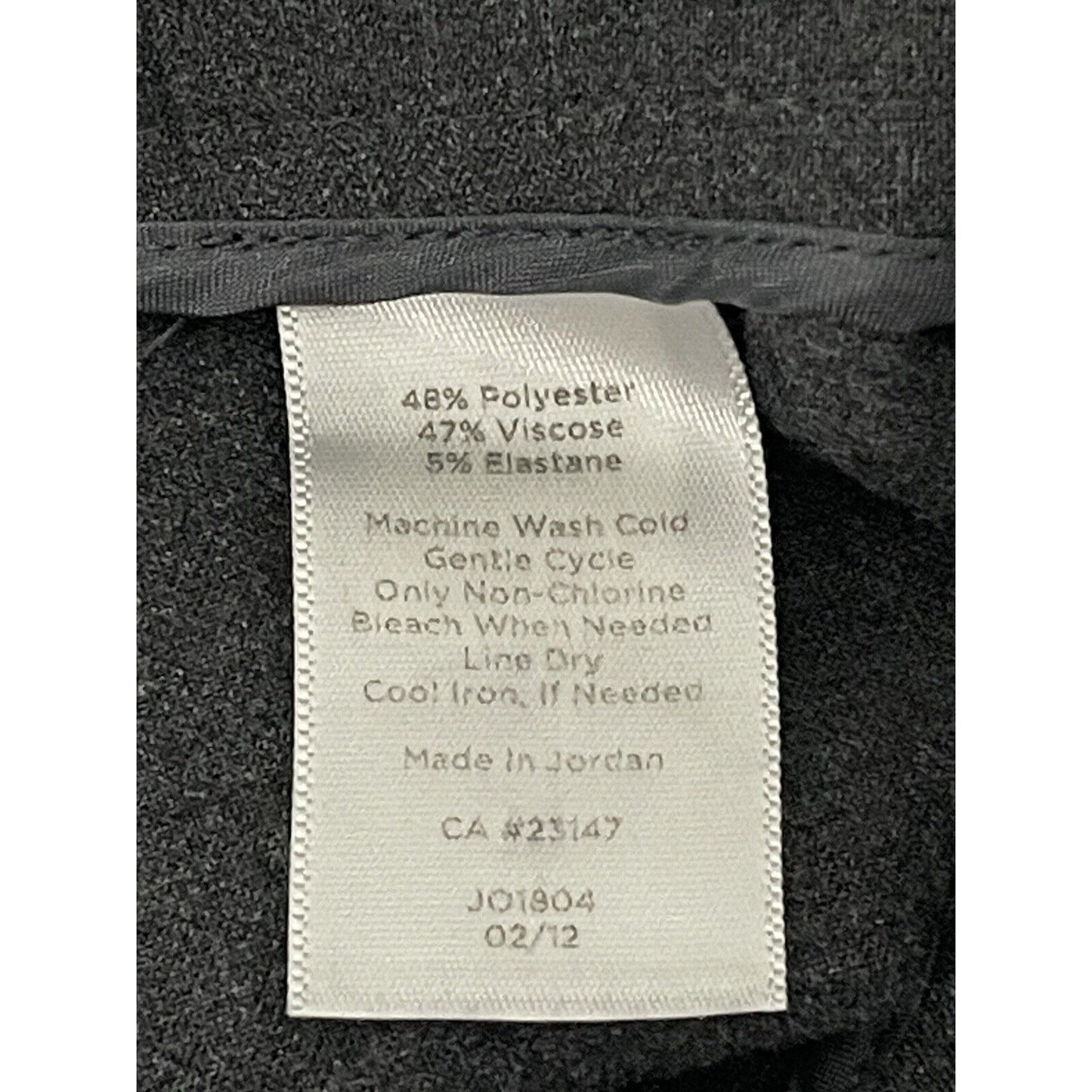Talbots Heather Gray Signature Straight Leg Dress Pants Size 12 Petite (34x29)