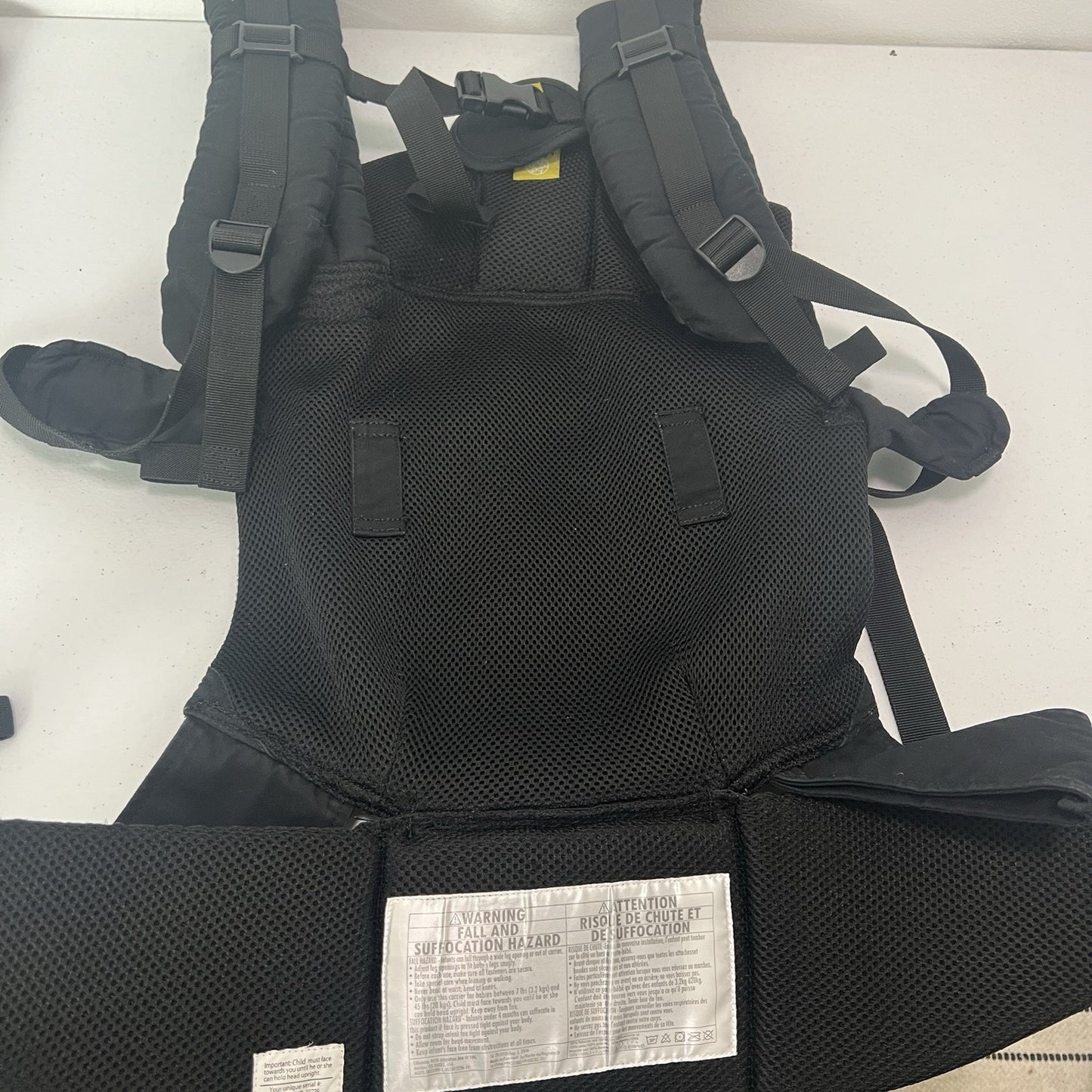 Lille Baby Black Complete All Seasons 6-in-1 Positions Carrier Newborn Infant