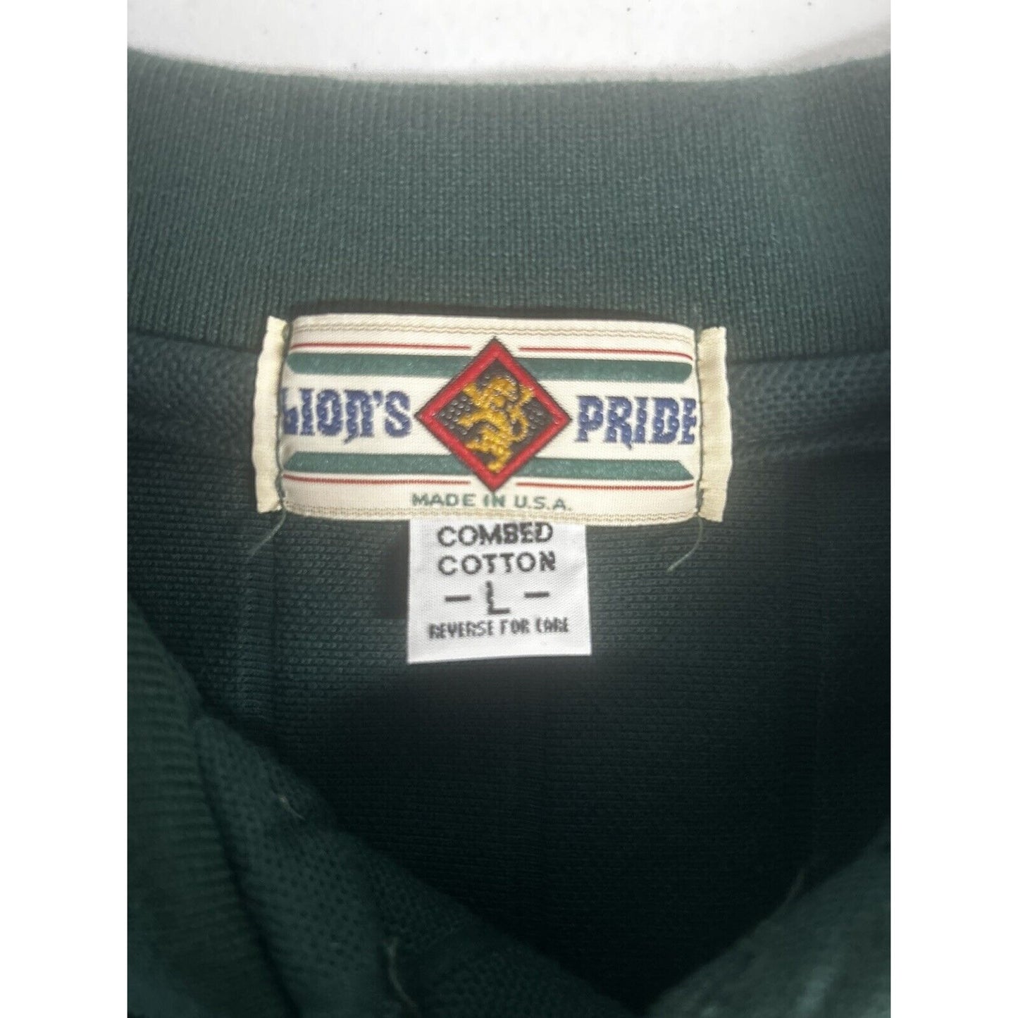 VTG Bear Express Baylor Bears University Lions Pride Logo Polo Size Large L