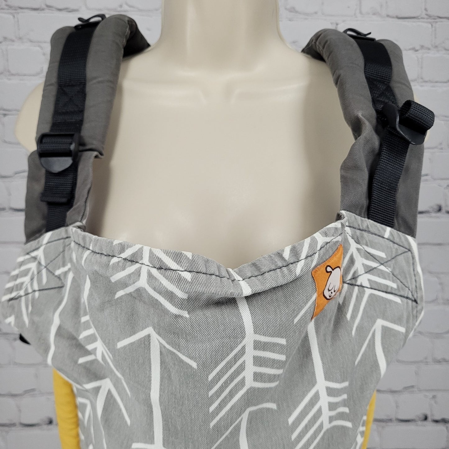 Tula Grey 100% Cotton Adjustable Straps Buckle Baby Infant Carrier Sling