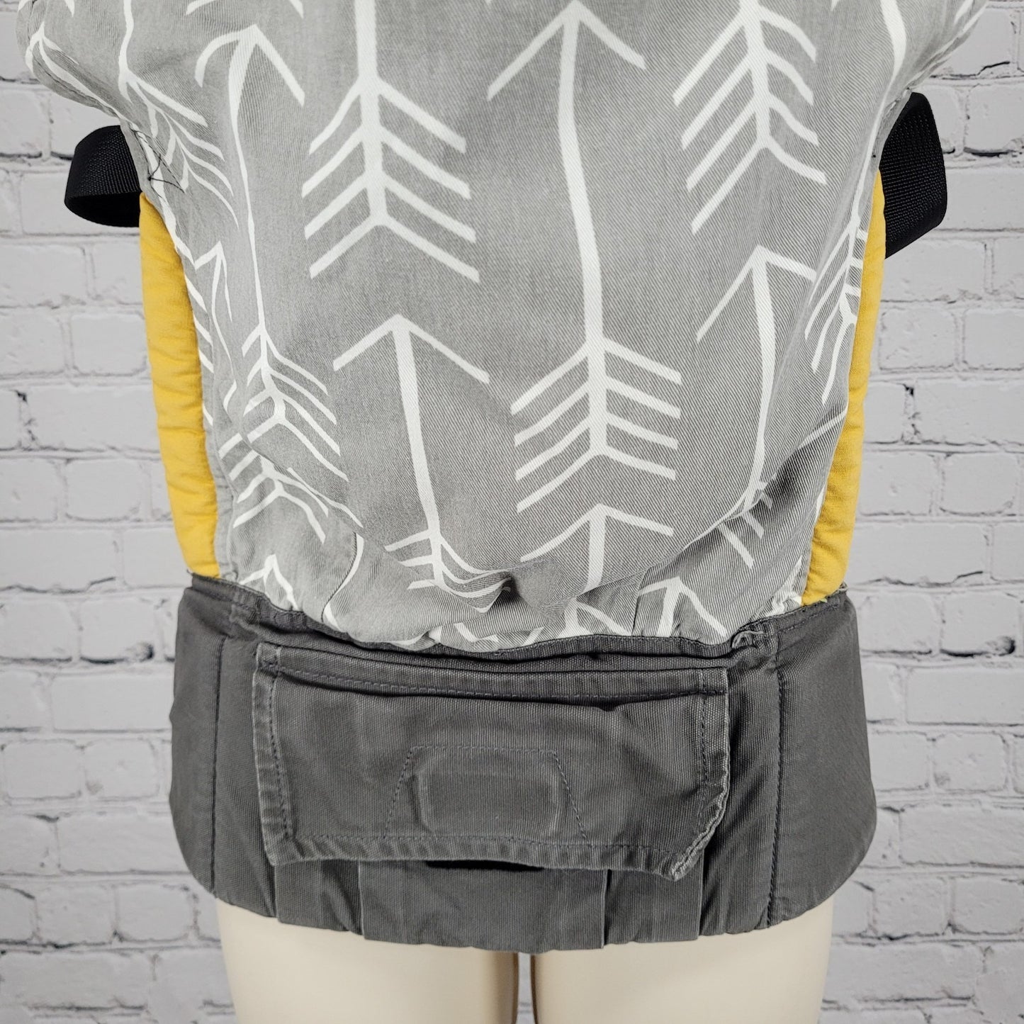 Tula Grey 100% Cotton Adjustable Straps Buckle Baby Infant Carrier Sling