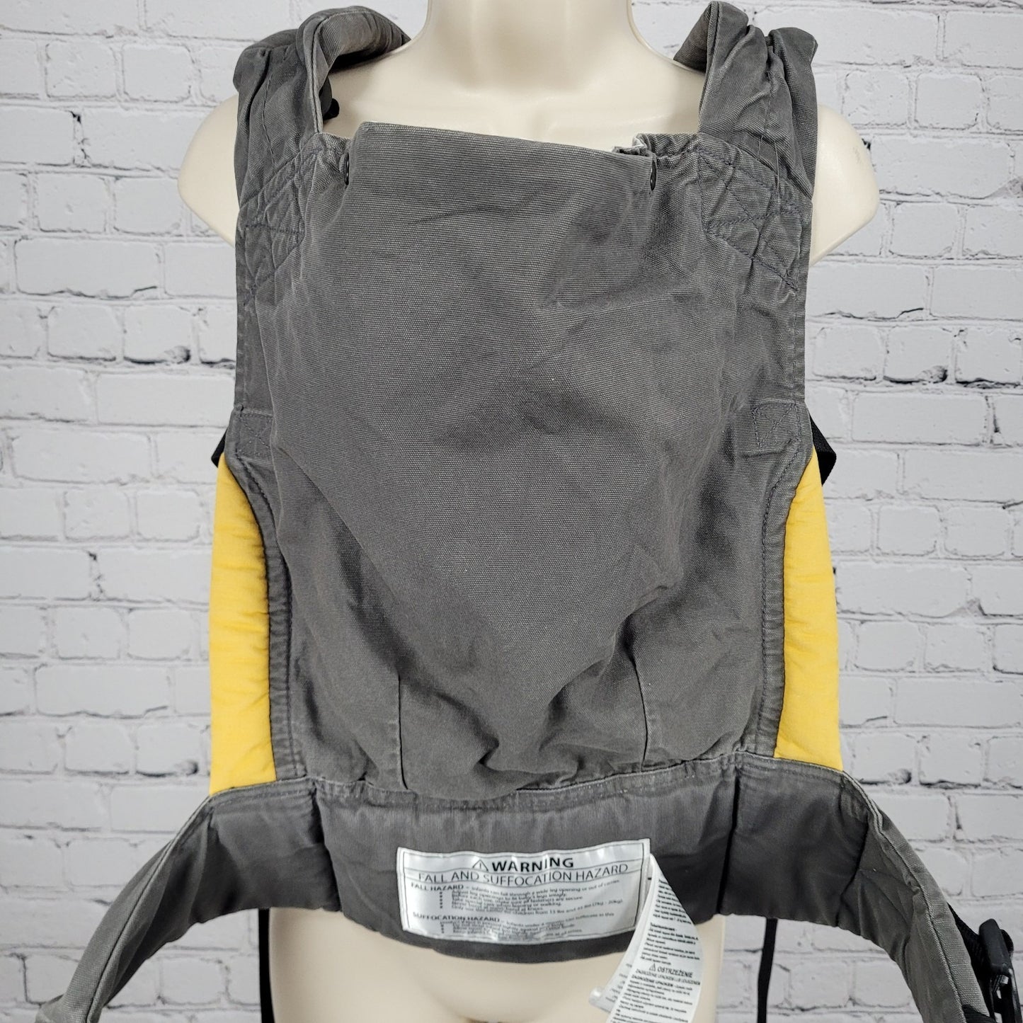 Tula Grey 100% Cotton Adjustable Straps Buckle Baby Infant Carrier Sling