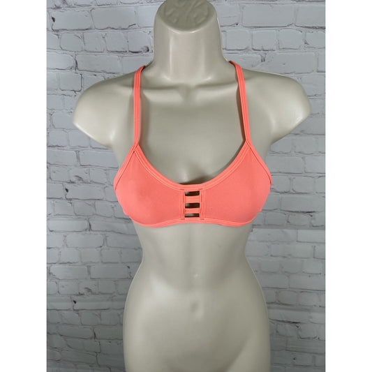 Jolyn Neon Pink Racerback Tomcat Adjustable Athletic Women’s Swimsuit Top XS