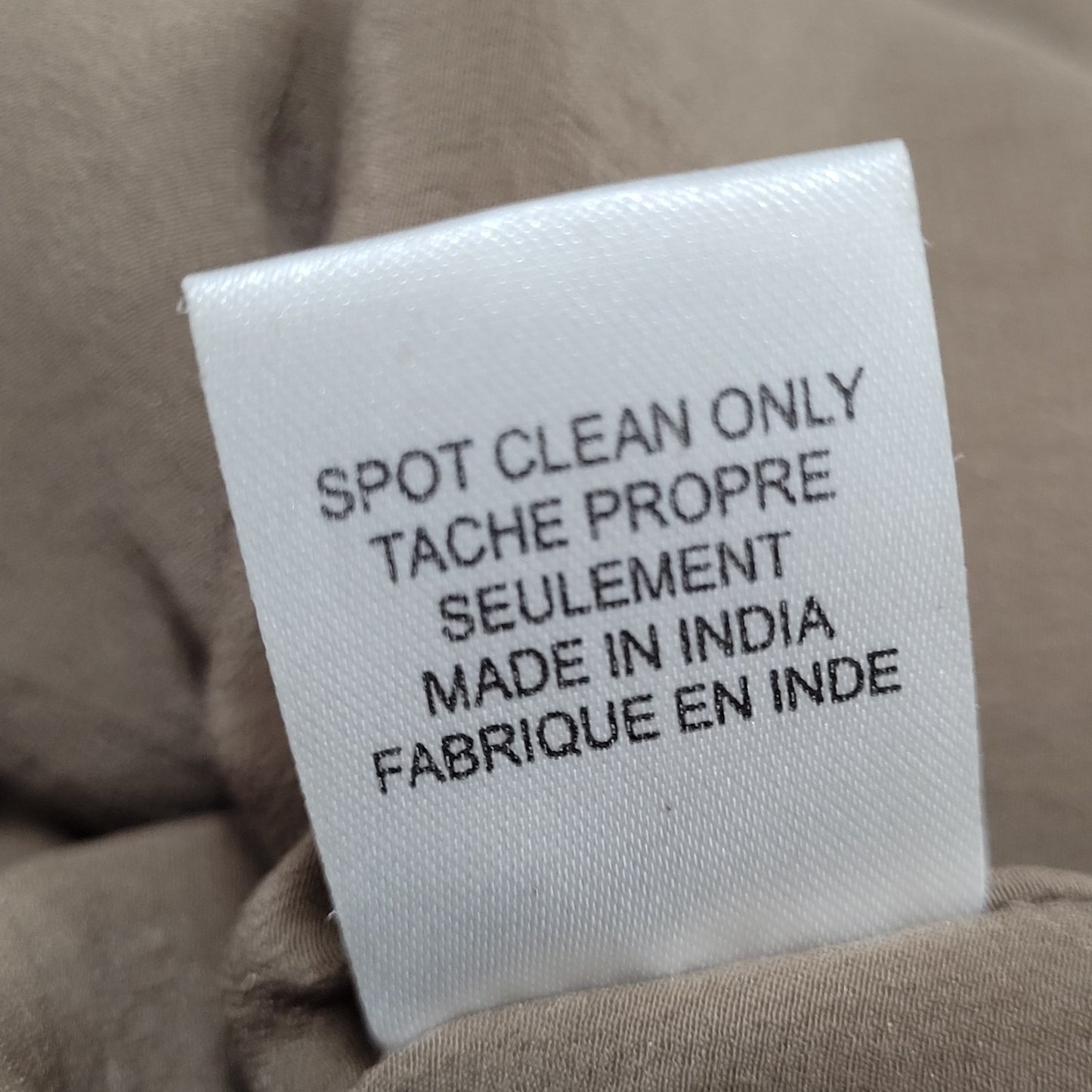 Renzo + Kai Brown 100% Silk Heavy Beaded Hook & Eye Lined Tank Top Size Small S