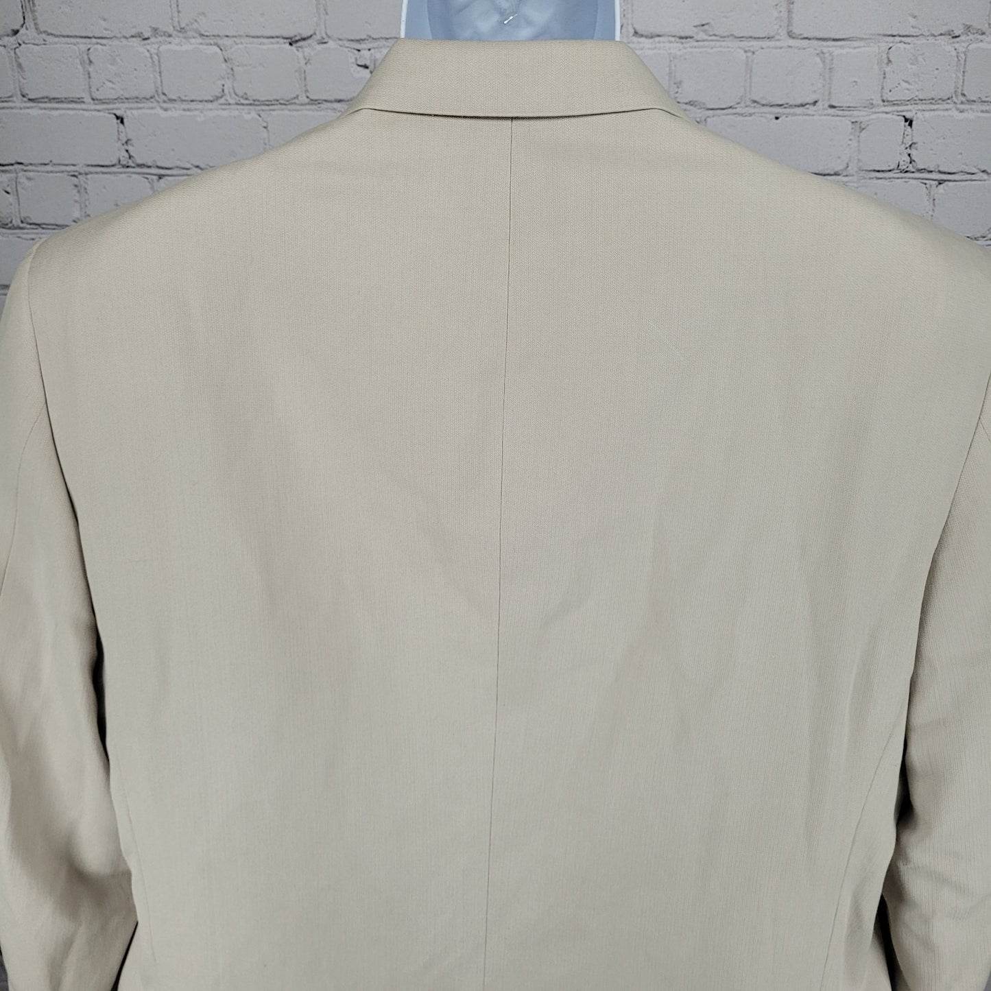 Austin Reed HRH Beige Silk Blend 2 Button Vented Notch Blazer Sport Coat 44L