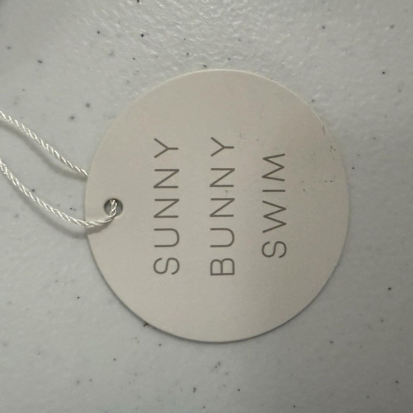 Sunny Bunny Swim 2 Piece Halter Top Thong Bottom Tie Dye Size L Top M Bottom