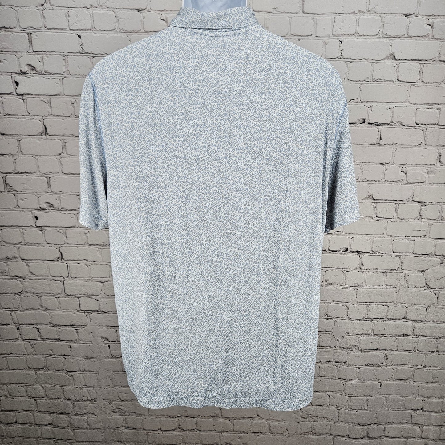 Abercrombie & Fitch Blue Cooling Moisture Wicking Breathable UV Polo Shirt XL