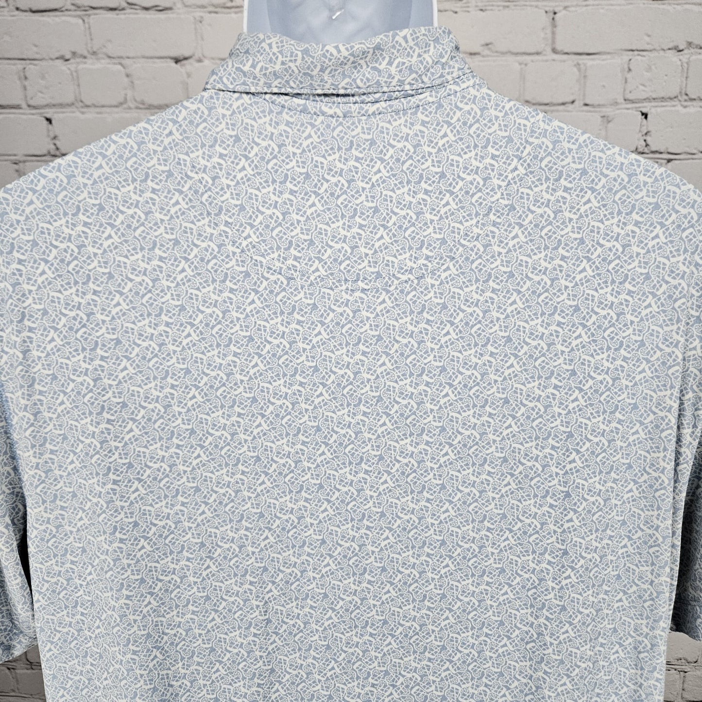 Abercrombie & Fitch Blue Cooling Moisture Wicking Breathable UV Polo Shirt XL
