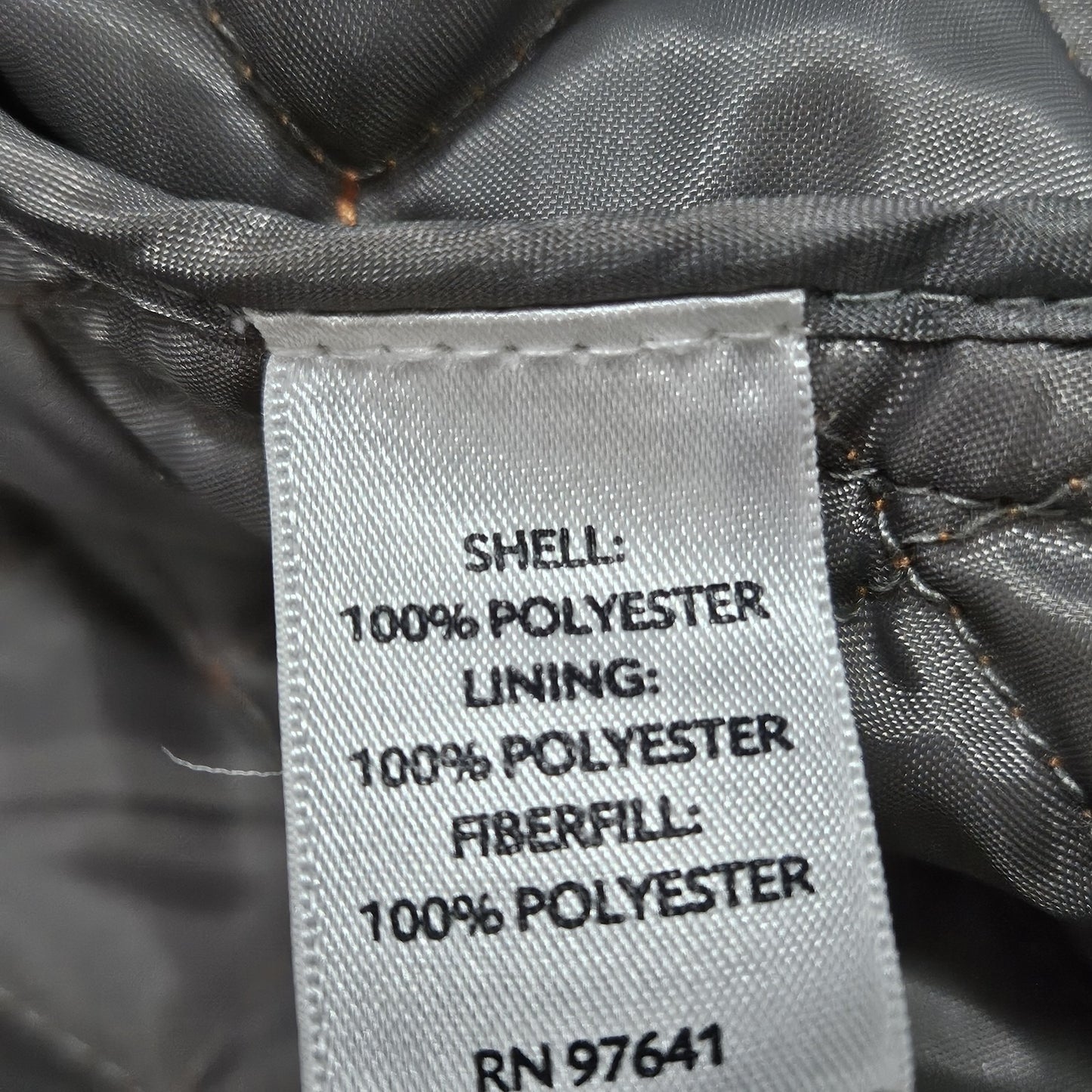 J. Jill Orange Quilted Lightweight Insulated Snap Collared Pockets Jacket XS