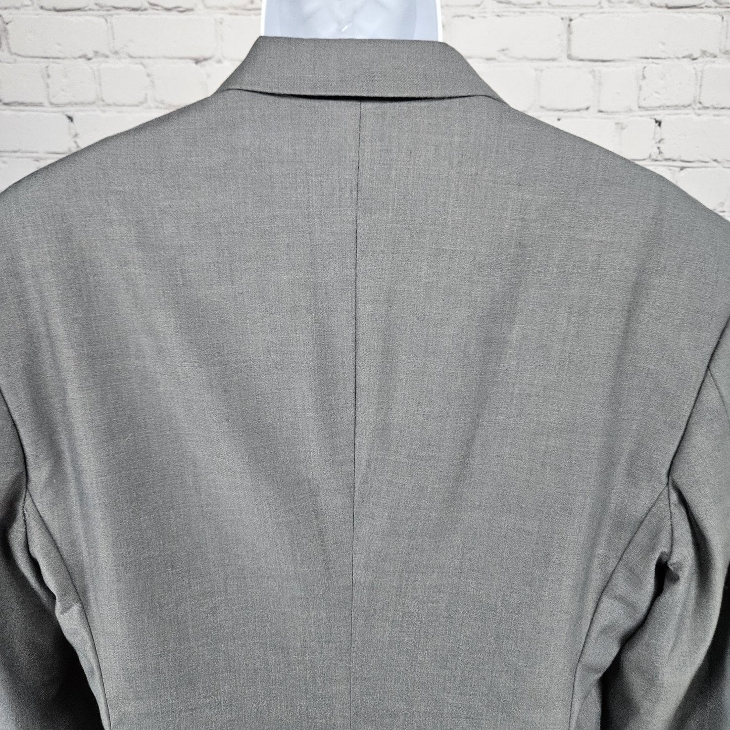 Perry Ellis Grey Slim Fit 2 Button Double Vented Notch Blazer Sport Coat 44R