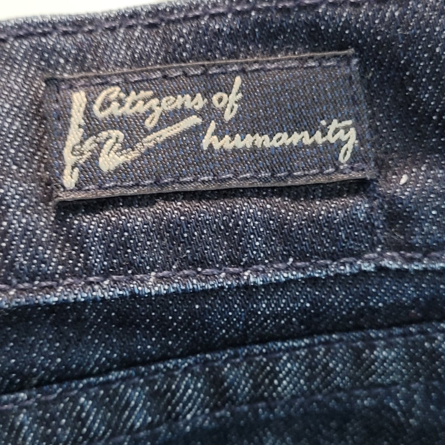 Citizens Of Humanity Blue Hutton #251 High Rise Wide Leg Stretch Jeans USA 29x34