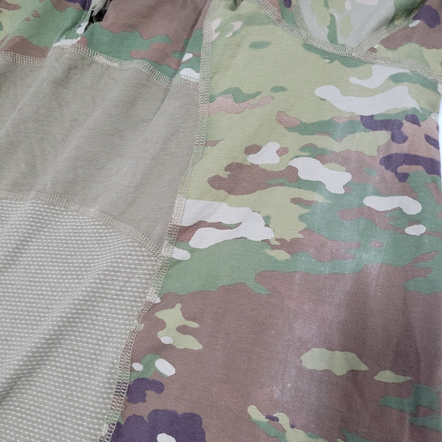 Team Soldier Army Camo Combat Flame Resistant Certified Gear Shirt USA Large L