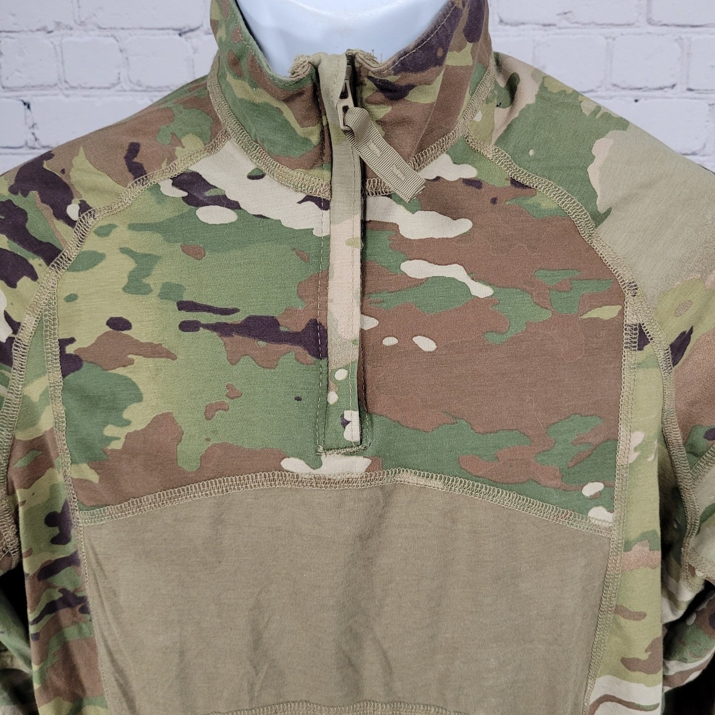 Team Soldier Army Camo Combat Flame Resistant Certified Gear Shirt USA Large L