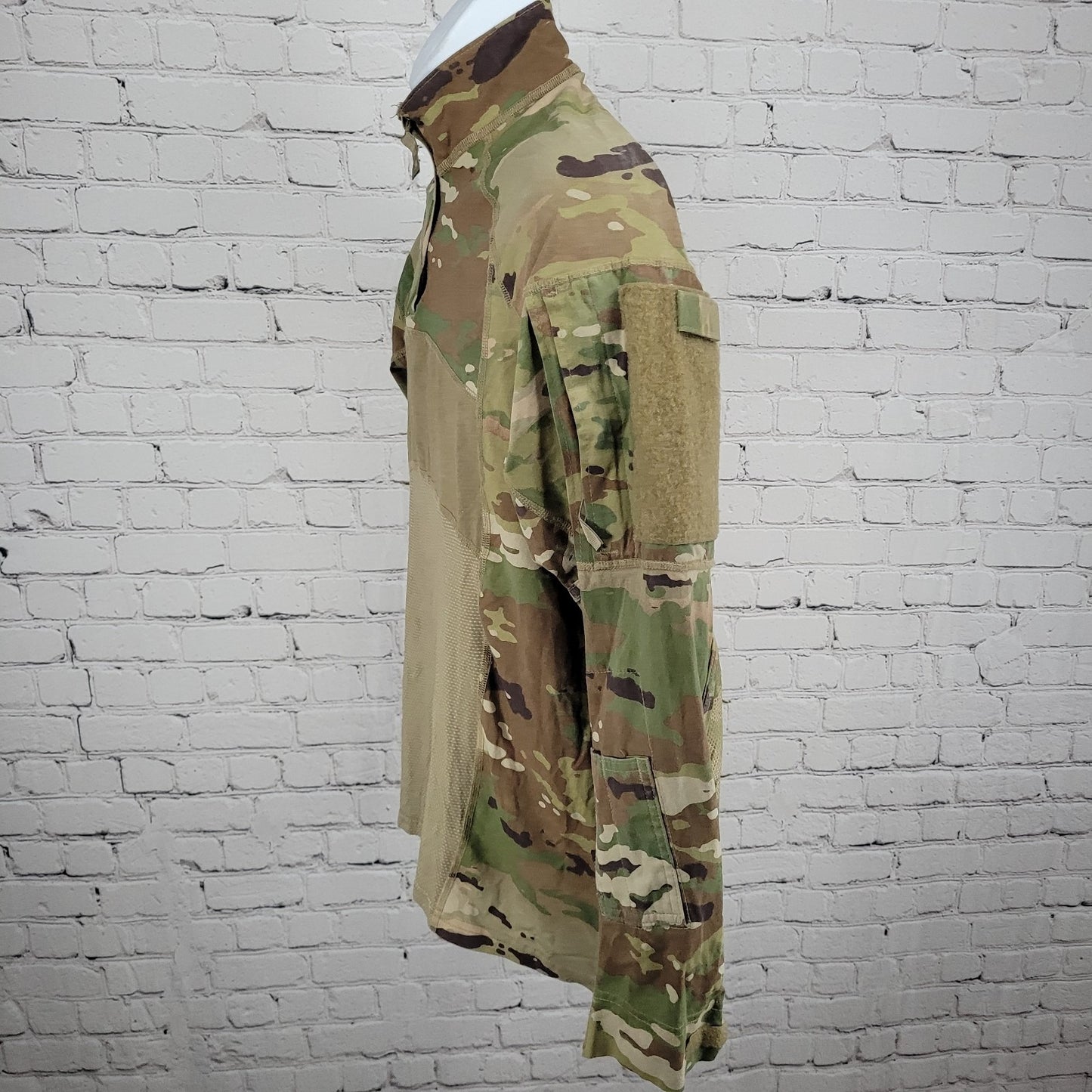 Team Soldier Army Camo Combat Flame Resistant Certified Gear Shirt USA Large L